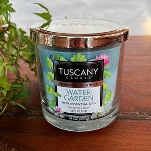 Tuscany candle water garden scent